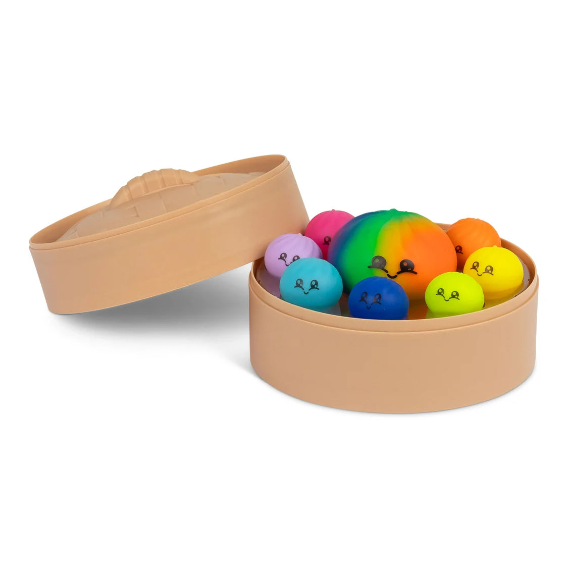 Scrunchems Mega Rainbow Dumpling Set - 9 Piece Squishy Toy Bundle