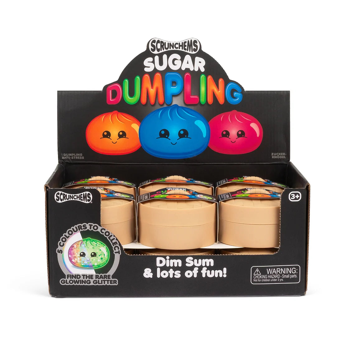 Scrunchems Sugar Dumpling Squishy Fidget Toy - Glow in the Dark Chance