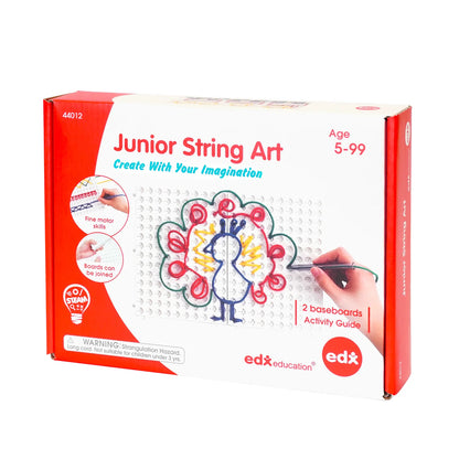 Junior String Art – Creative Fine Motor Skill Activity (Ages 5+)