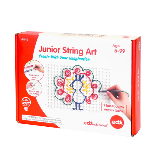 Junior String Art – Creative Fine Motor Skill Activity (Ages 5+)