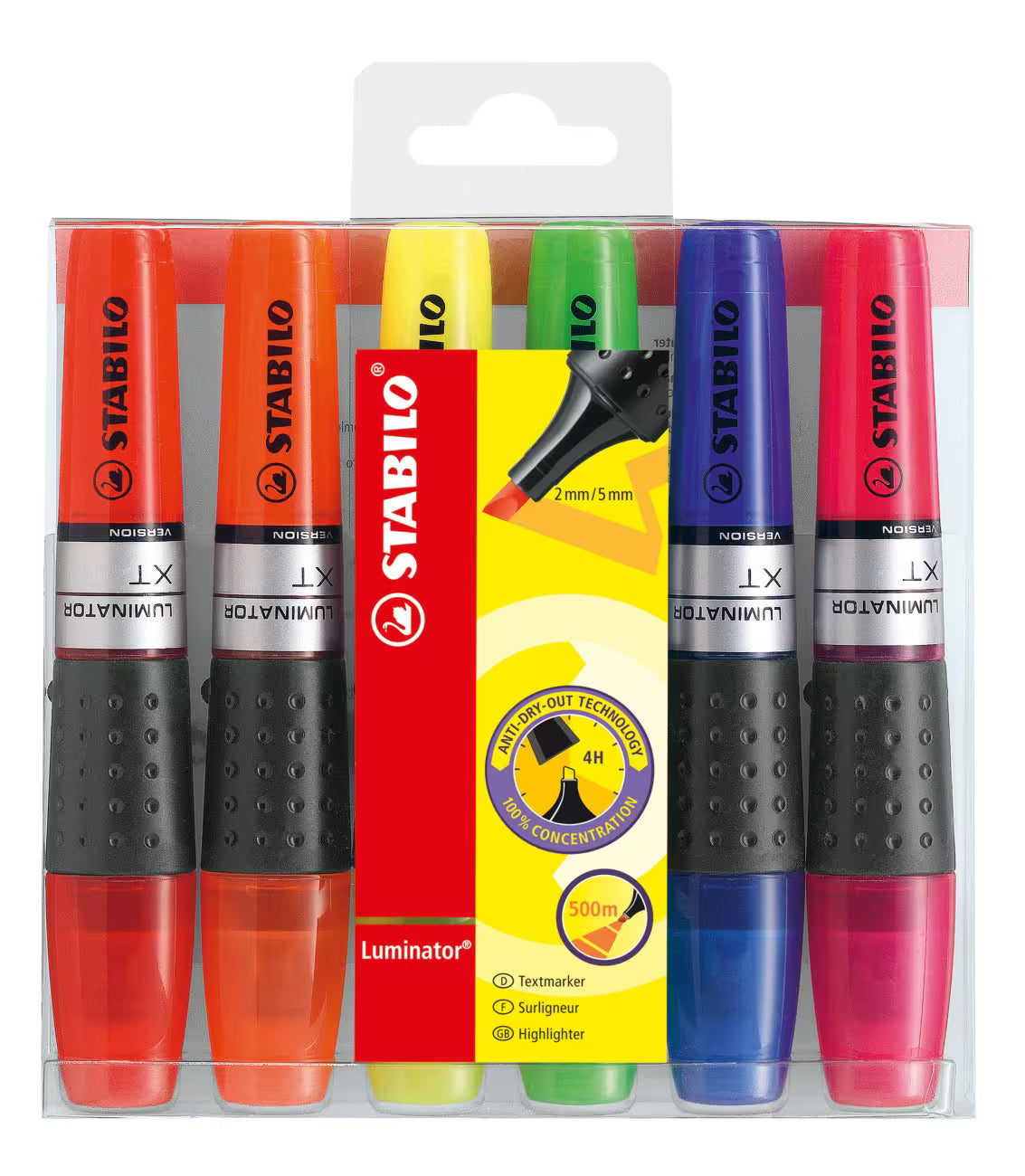 STABILO Luminator Highlighters, Pack of 6