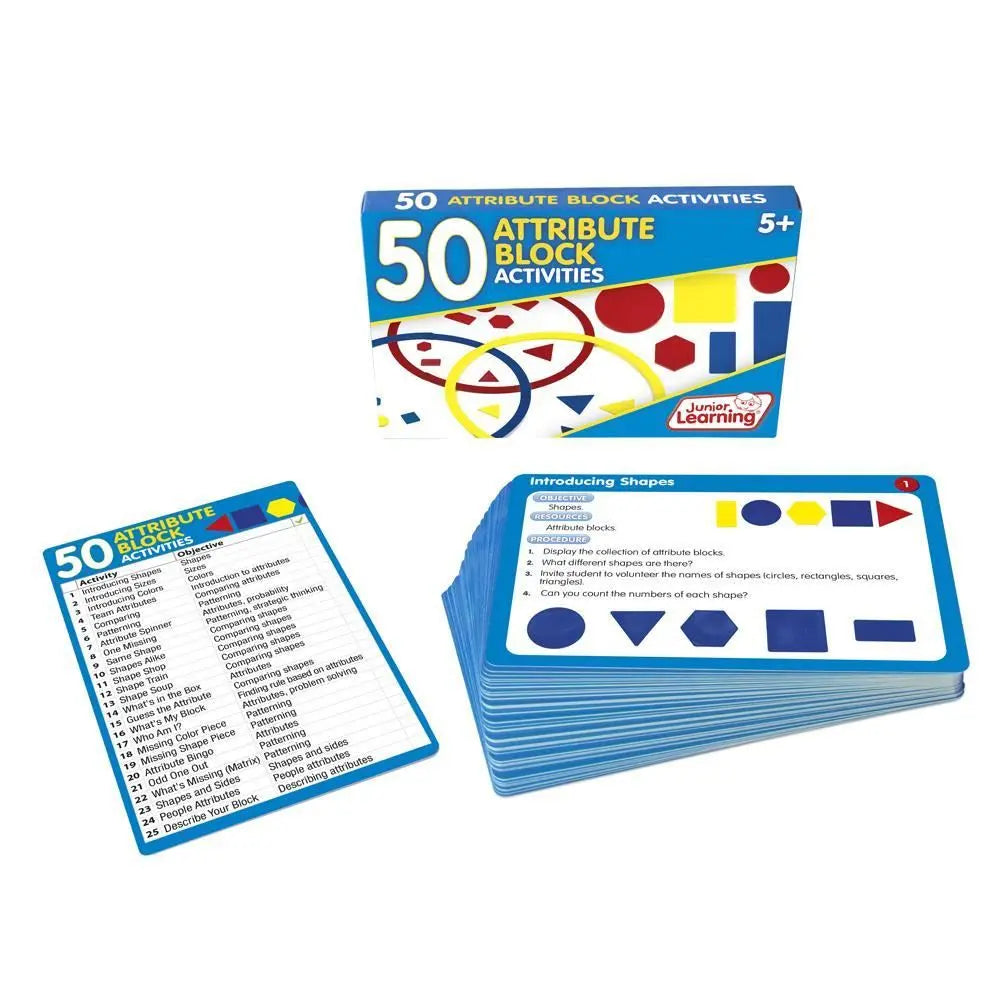 50 Attribute Block Activities | The Dyslexia Shop