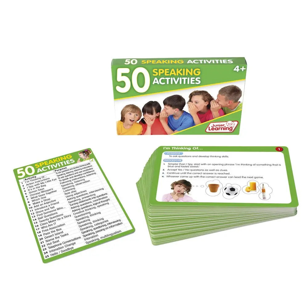 50 Speaking Activities | The Dyslexia Shop