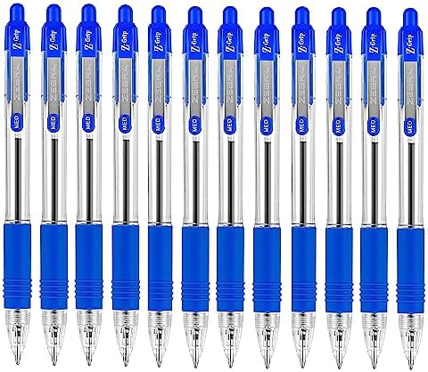 Zebra Pen Z-Grip Retractable Ballpoint Pen - Pack of 12