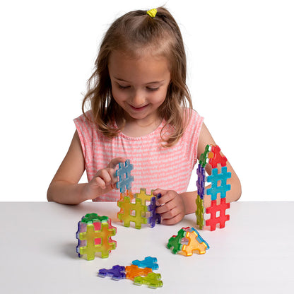 Hashmag Polydron Starter Set - 24-Piece Magnetic Construction Kit
