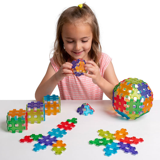 Hashmag Polydron Class Set - 72-Piece Magnetic Construction Kit