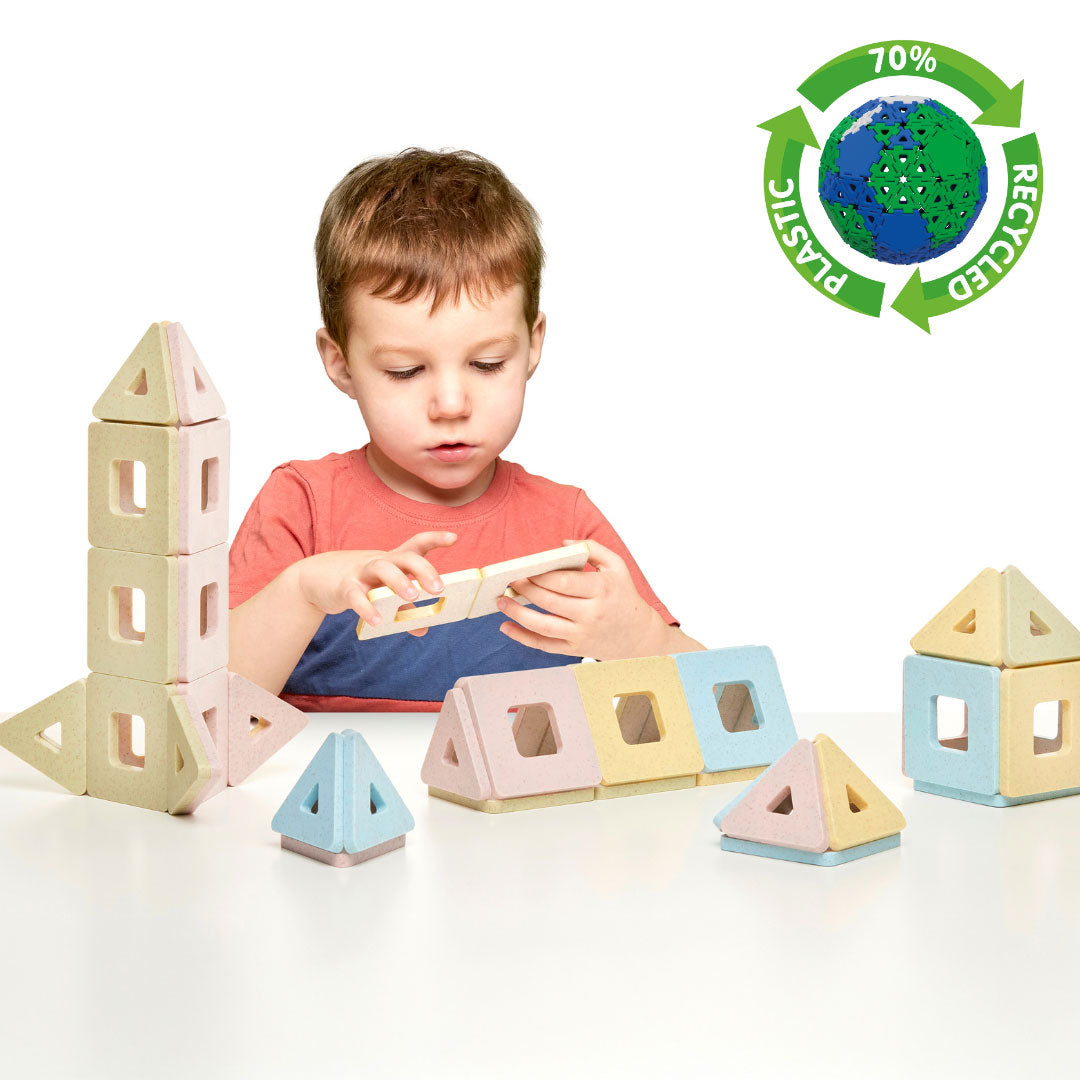 Polydron KinderMag Starter Set - Magnetic Construction Shapes
