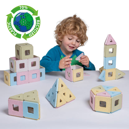 Polydron KinderMag Class Set - Magnetic Construction Shapes