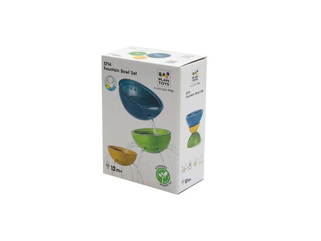 PlanToys Water Play- Fountain Bowl Set of 3