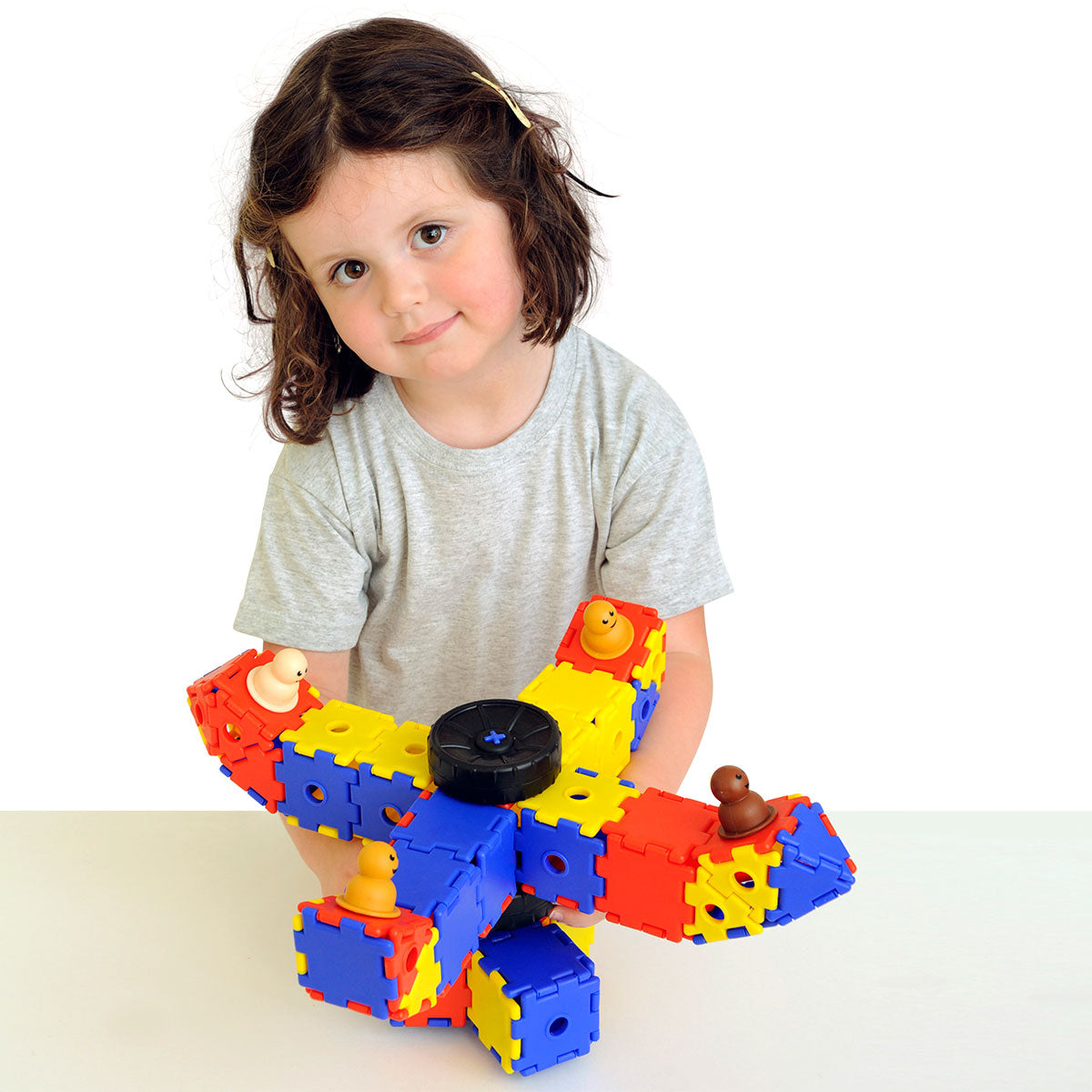 Junior Polydron Set - 124-Piece Early Years Construction Kit
