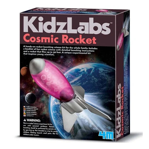 4M KidzLabs Cosmic Rocket Kit - Chemistry STEM Toy 8+