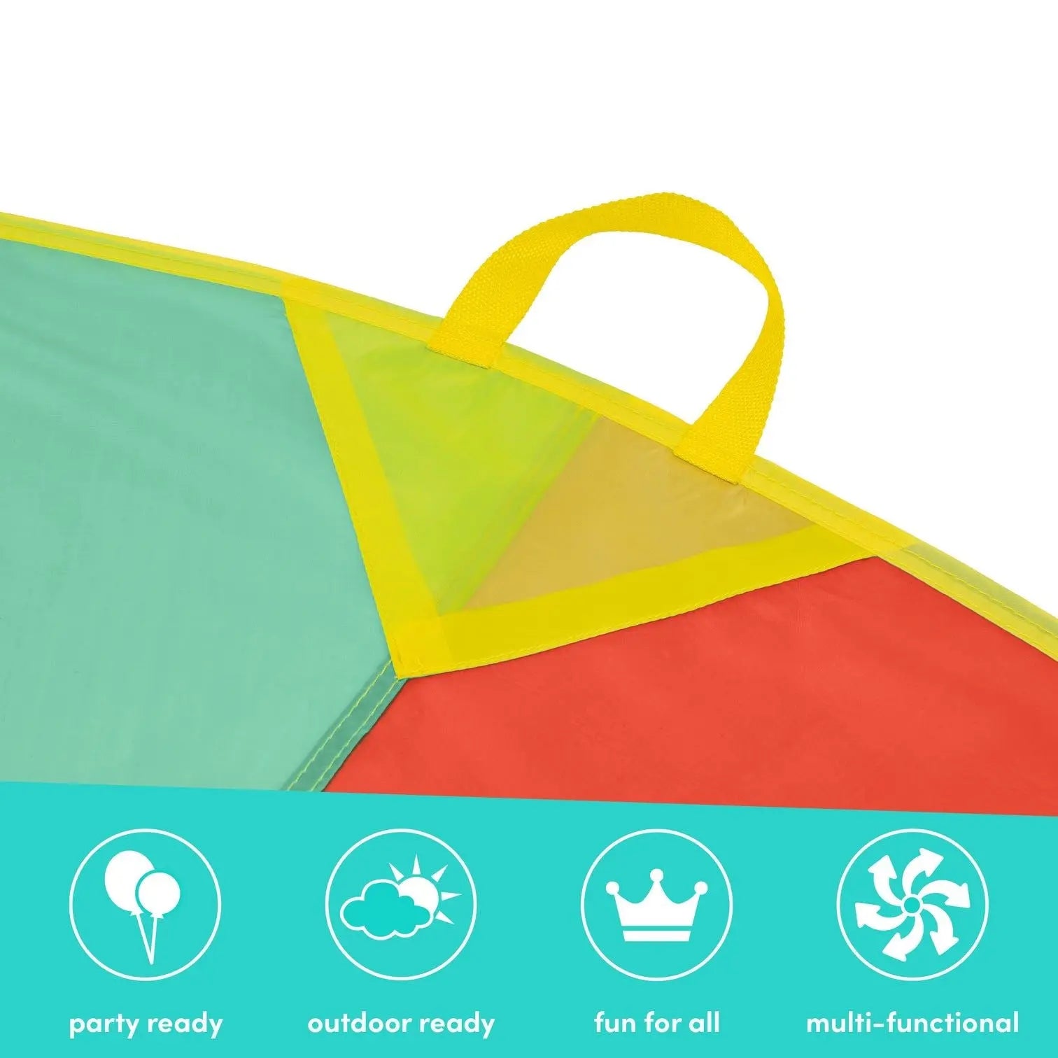 6ft Parachute Play Tent Kids Game with 8 Handles | The Dyslexia Shop
