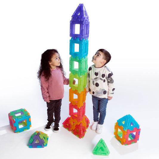 Polydron Translucent Giant Polydron Class Set - Large Construction for Indoor and Outdoor