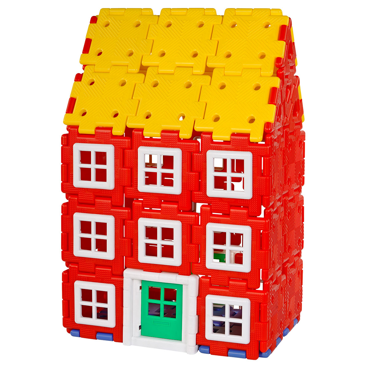 Giant Polydron House Builder Recycled Plastic -- Hands-On Construction and Geometry