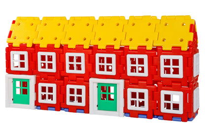 Giant Polydron House Builder Recycled Plastic -- Hands-On Construction and Geometry