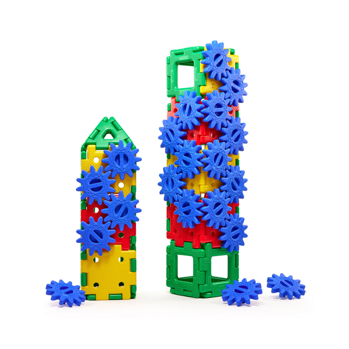 Giant Polydron Gears Recycled Plastic -- Hands-On STEM and Engineering
