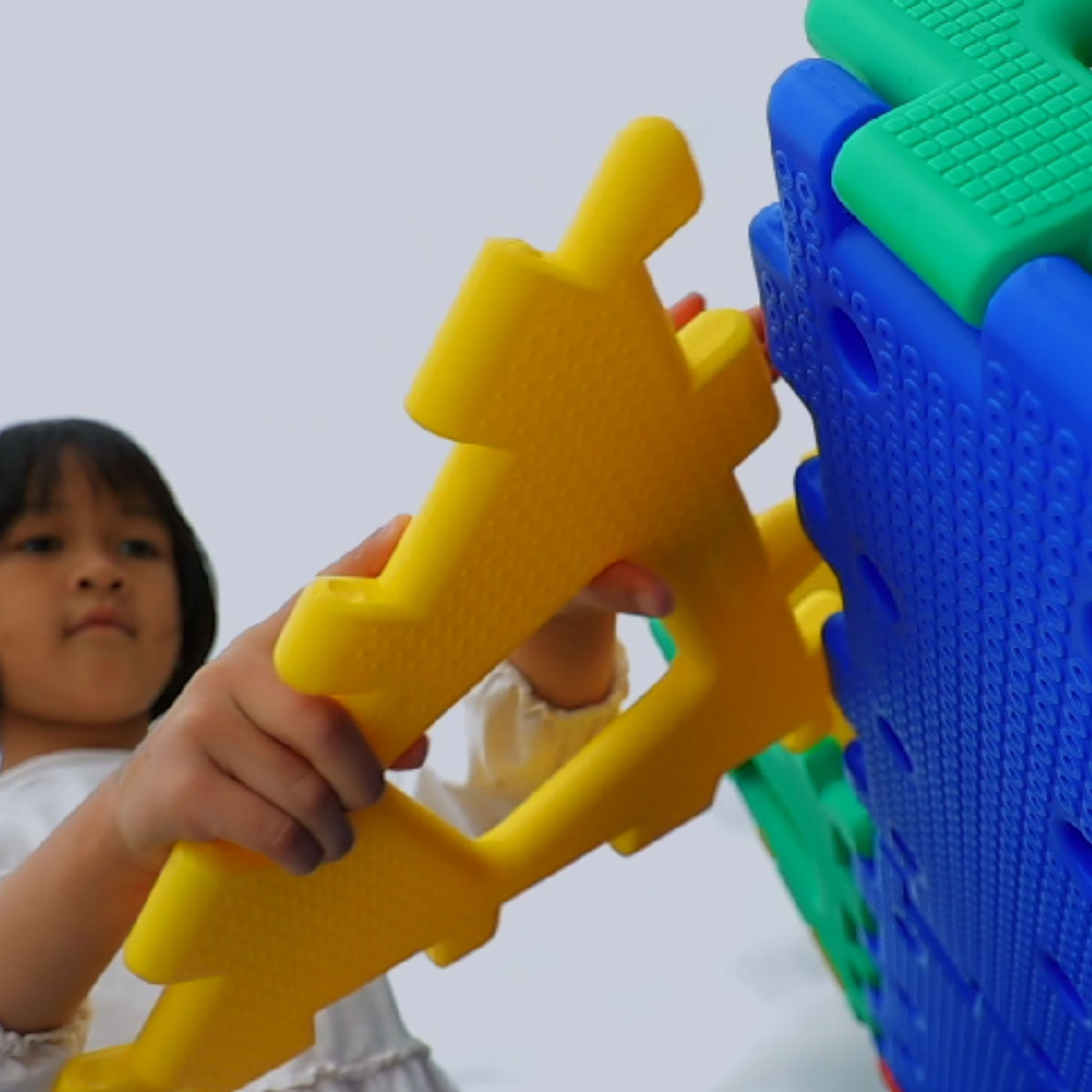 XL Polydron Set 1 - 12-Piece Outdoor Geometry Construction Set, Age 2+