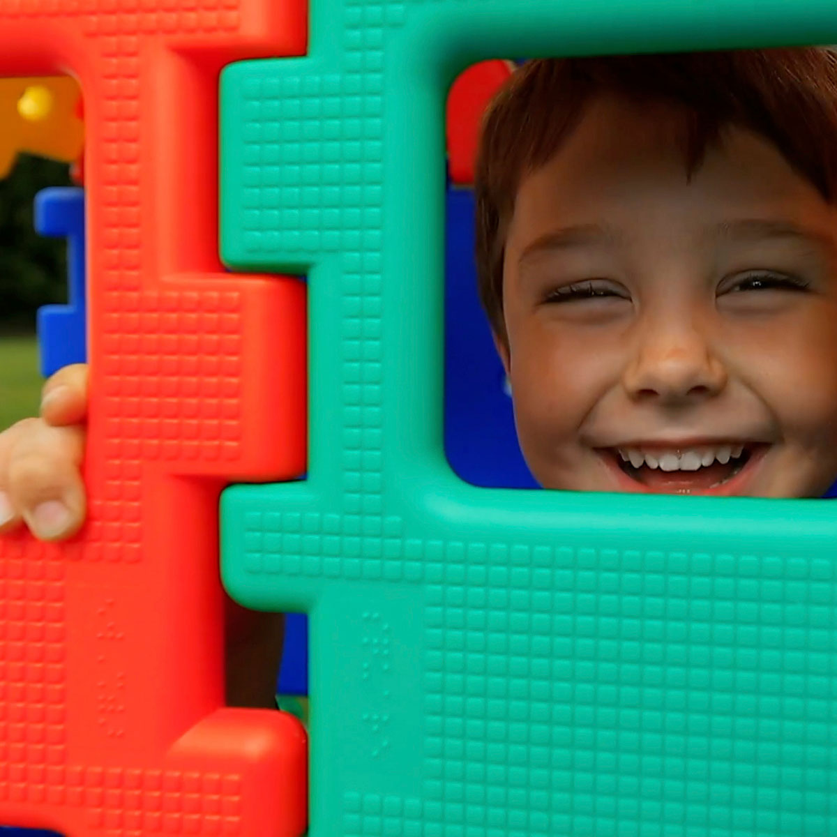 XL Polydron Set 1 - 12-Piece Outdoor Geometry Construction Set, Age 2+