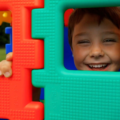 XL Polydron Set 1 - 12-Piece Outdoor Geometry Construction Set, Age 2+