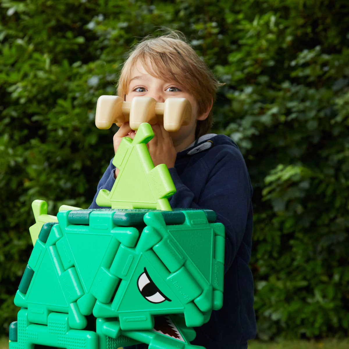 Giant Polydron Dinosaur - 130-Piece Inclusive Construction Set