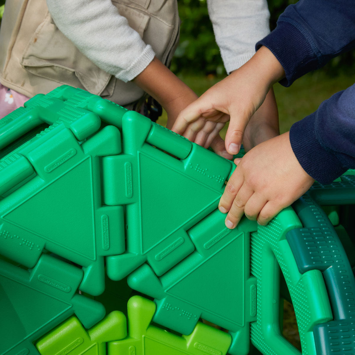 Giant Polydron Dinosaur - 130-Piece Inclusive Construction Set
