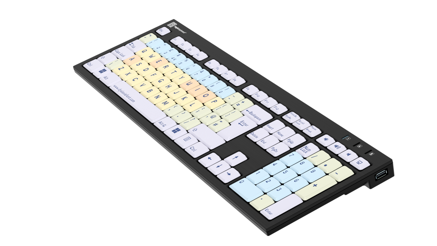 Logickeyboard Dyslexie keyboard NERO PC UK