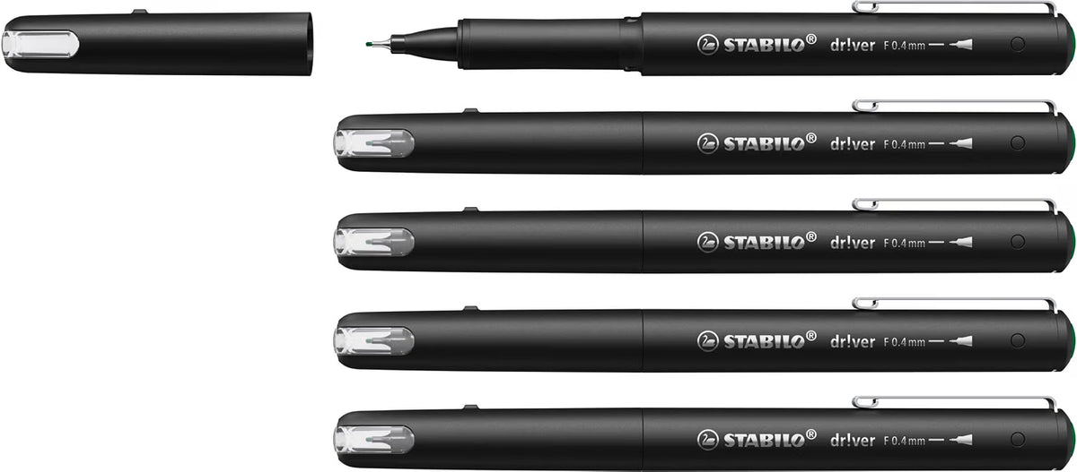 STABILO dr!ver Premium Fineliner Pen 0.4mm/0.8mm