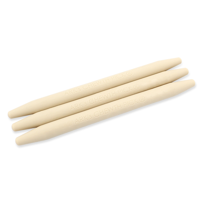 ARK's Chewth Pick Smooth Chewable Toothpicks (3 Pack) - Discreet Sensory Chew for Teens & Adults