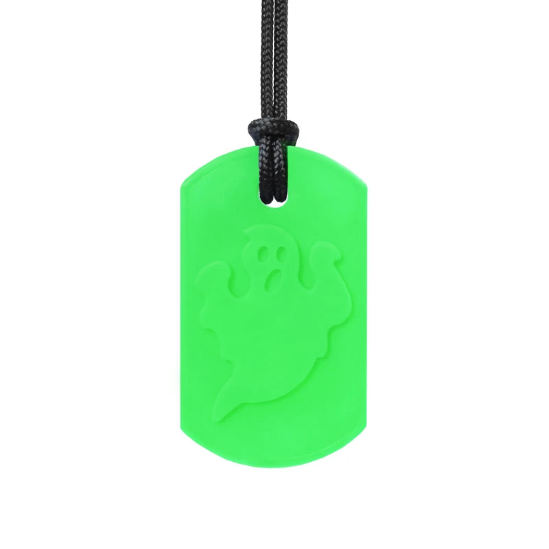 ARK BOO Chew Ghost Necklace - Chewable Pendant for Oral Motor Needs
