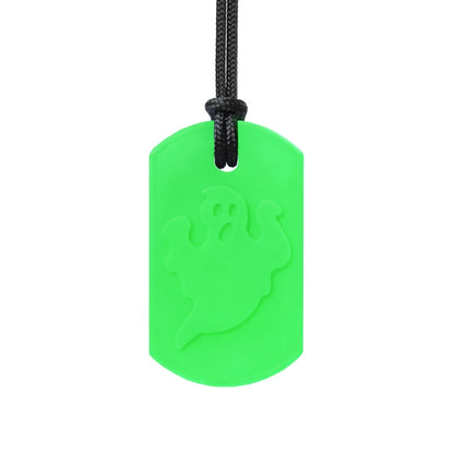 ARK BOO Chew Ghost Necklace - Chewable Pendant for Oral Motor Needs