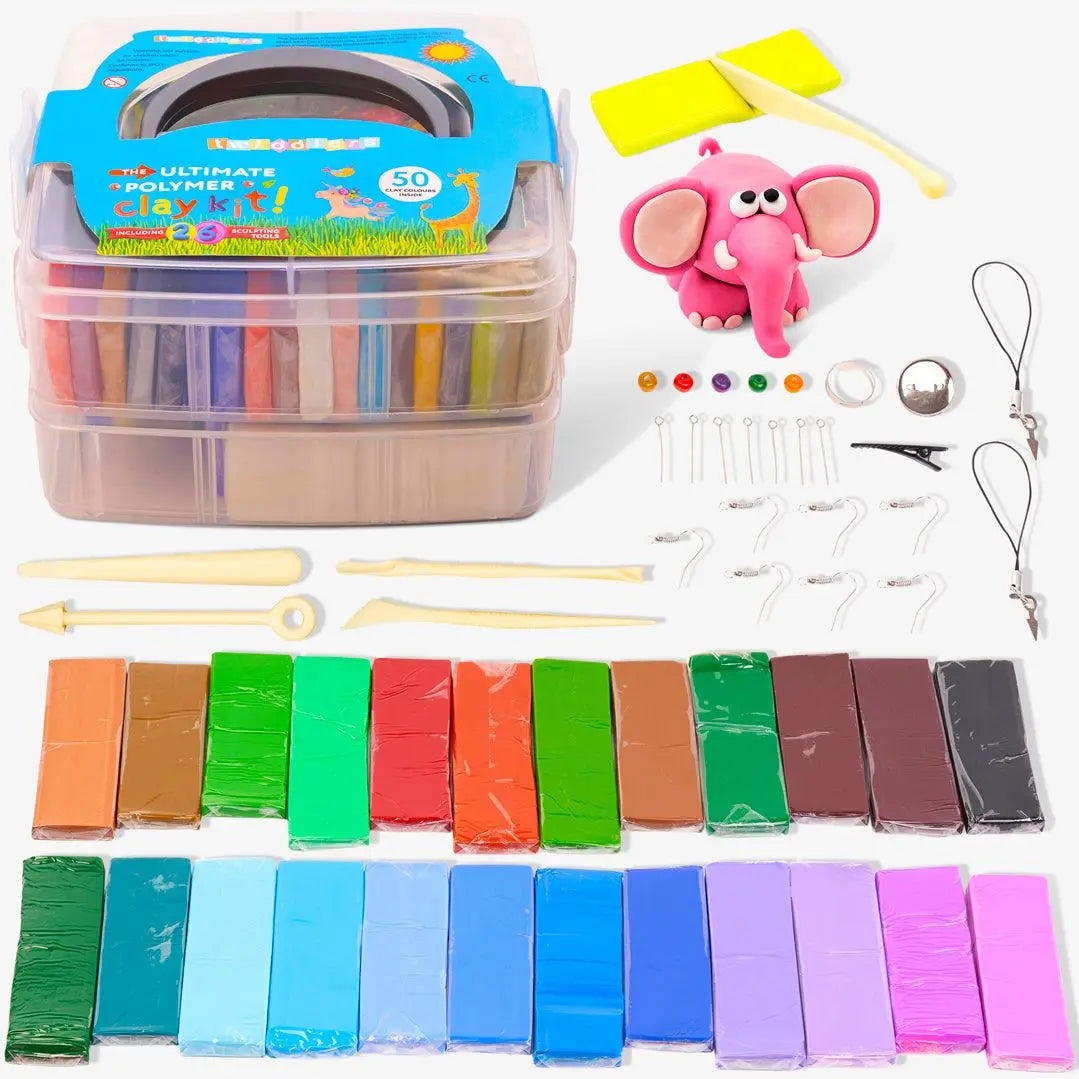 76 Piece Clay Modelling Starter Kit | The Dyslexia Shop