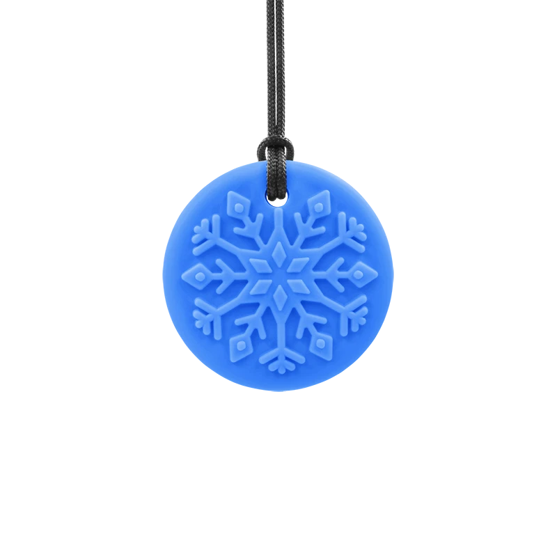 ARK Blizzard Bite Snowflake Chewelry - Textured Chew Necklace