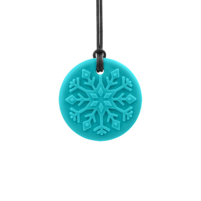 ARK Blizzard Bite Snowflake Chewelry - Textured Chew Necklace