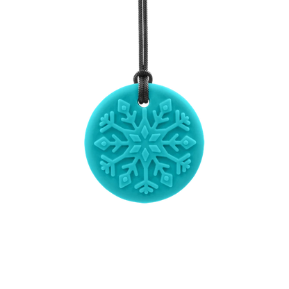 ARK Blizzard Bite Snowflake Chewelry - Textured Chew Necklace