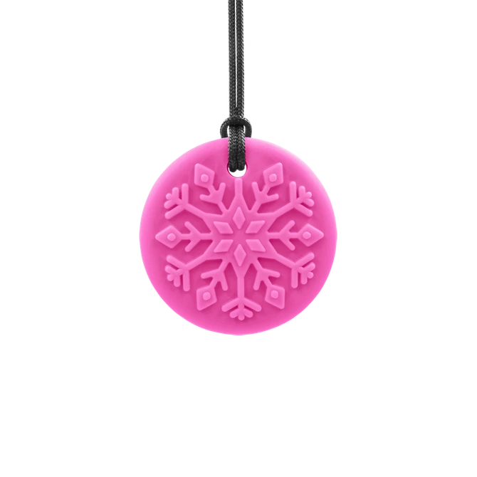 ARK Blizzard Bite Snowflake Chewelry - Textured Chew Necklace