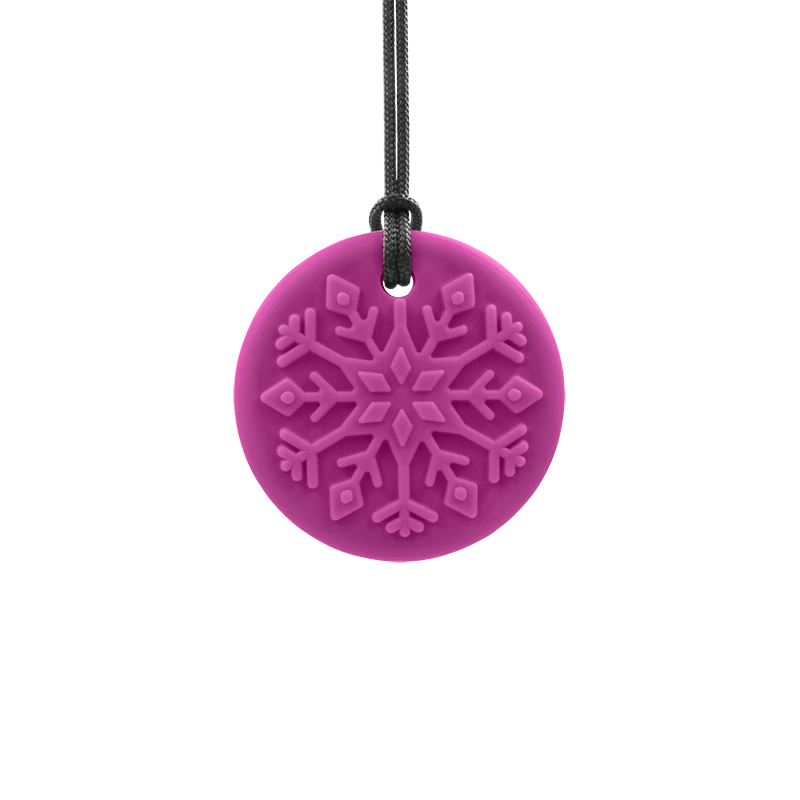 ARK Blizzard Bite Snowflake Chewelry - Textured Chew Necklace