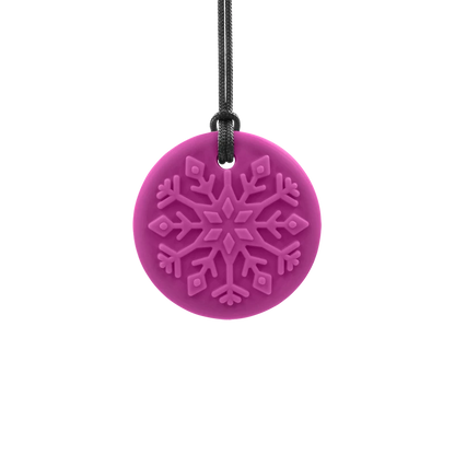 ARK Blizzard Bite Snowflake Chewelry - Textured Chew Necklace