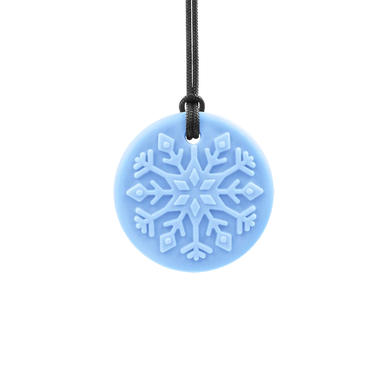 ARK Blizzard Bite Snowflake Chewelry - Textured Chew Necklace