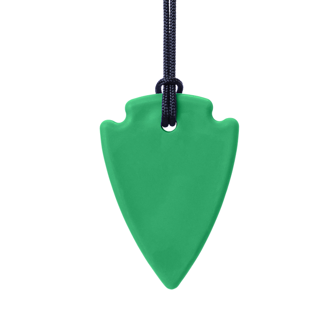 ARK's Arrowhead Chew Necklace - Thin & Discreet Sensory Chewelry by ARK Therapeutic