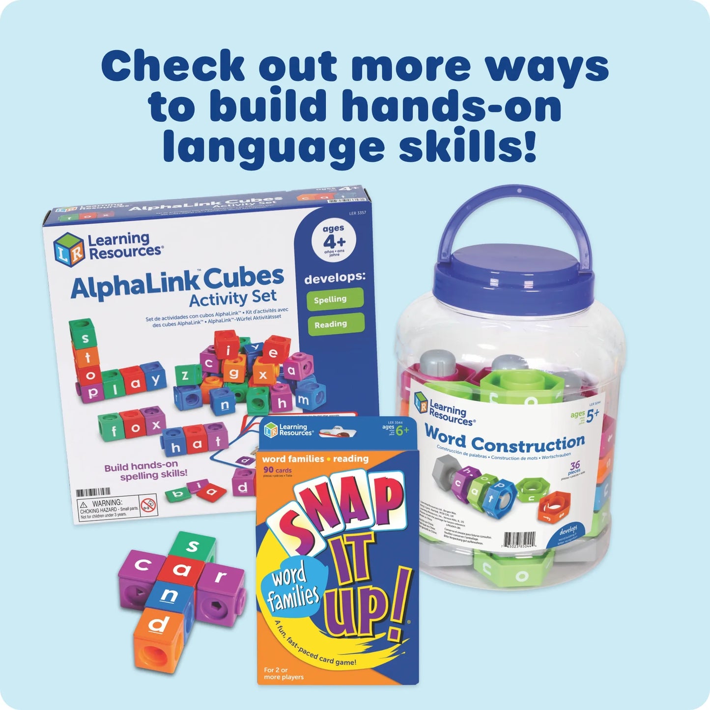 AlphaLink™ Cubes Activity Set