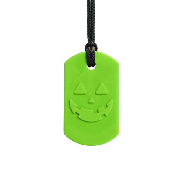 ARK Pumpkin Chew Necklace (ARK-o'-Lantern) for Oral Motor Needs
