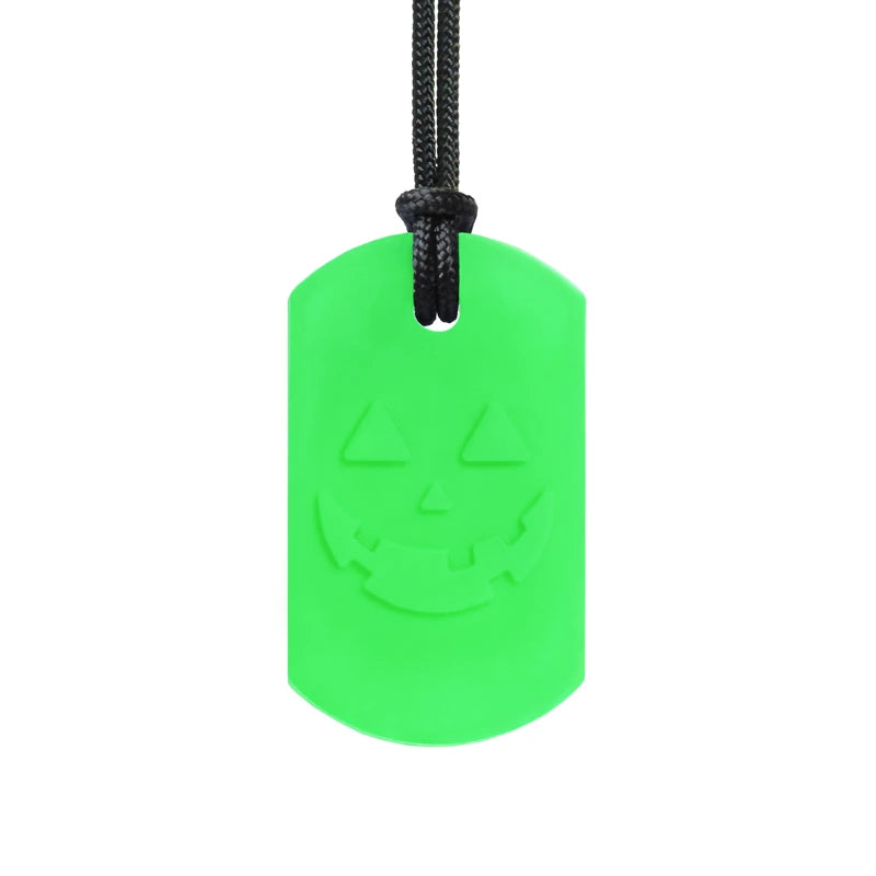 ARK Pumpkin Chew Necklace (ARK-o'-Lantern) for Oral Motor Needs