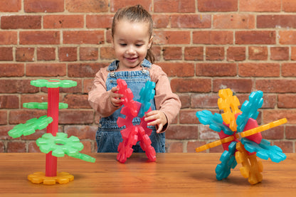 Polydron Translucent My First Octoplay Set - Construction Shapes for Toddlers