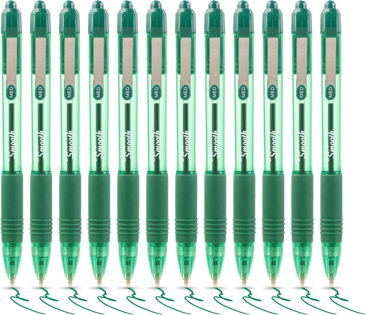 Zebra Pen Z-Grip Retractable Ballpoint Pen - Pack of 12