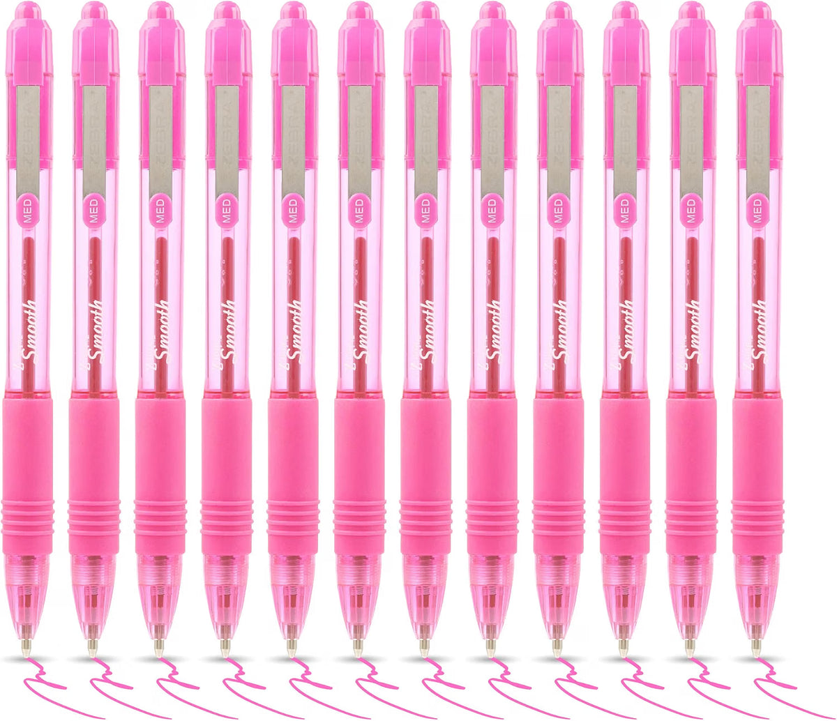 Zebra Pen Z-Grip Retractable Ballpoint Pen - Pack of 12
