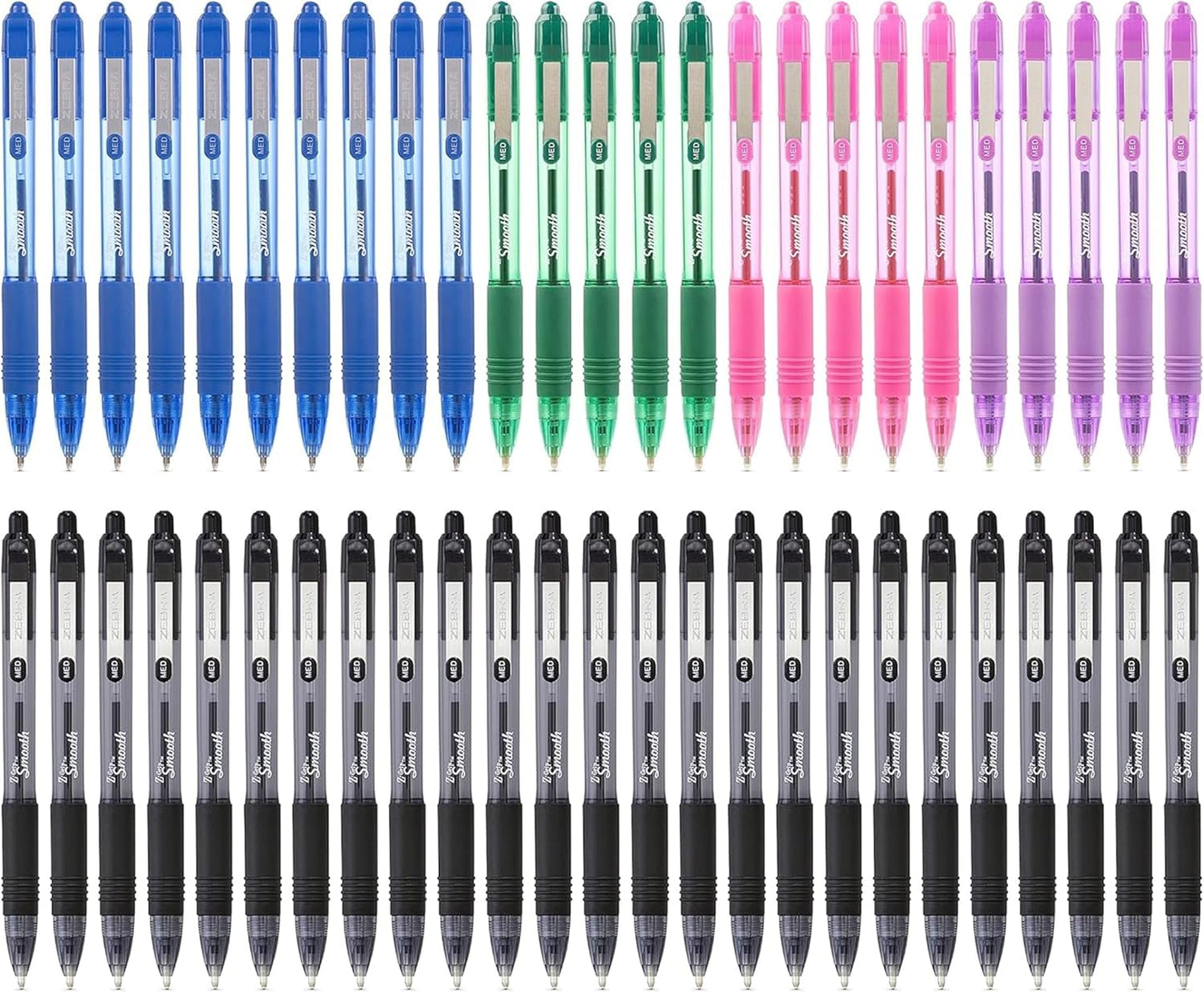 Zebra Pen Z-Grip Retractable Ballpoint Pen - Pack of 50