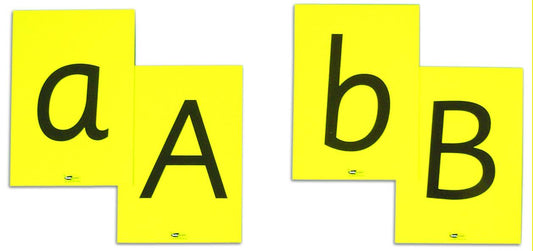 Teacher’s Alphabet Cards – Upper And Lower Case Double Sided Cards