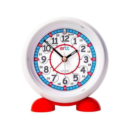 EasyRead Alarm Clocks 12/24 Hour Red & Blue Face