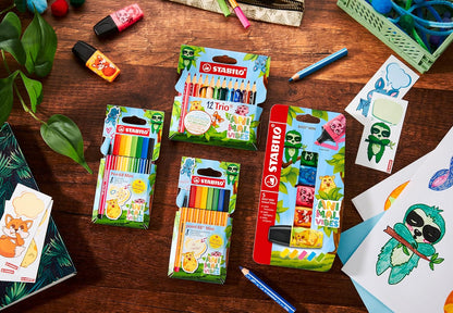 Stabilo Boss Mini Animal Vibes Highlighters (5 Pack) – Fun Learning Support for All Ages