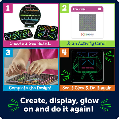 STEM Explorers™ Geo-Glow Art